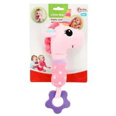 Little Stars: Jucărie de pluș unicorn pentru dentiție imaginea 3