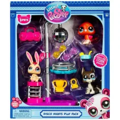 Littlest Pet Shop: Pachet cu 3 figurine Disco imaginea 2