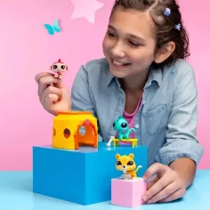 Littlest Pet Shop: Pachet de 3 figurine Seria 1 - Junglă imaginea 4