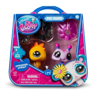 Littlest Pet Shop: Pachet dublu de figurine S5 - Albinuță și Iguana