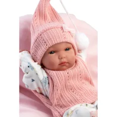 Llorens: Păpușă nou-născută Bimba cu pernă, 35 cm imaginea 4