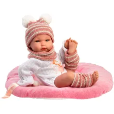 Llorens: Bimba păpușă nou-născută de 35 cm cu pernă moale imaginea 2