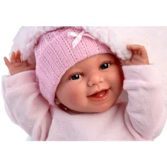 Llorens: Chloe, păpușă care plânge, de 38 cm, cu sac de dormit. imaginea 4