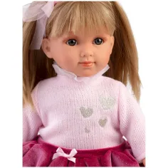 Llorens: Elena păpușă de 35 cm în fustă roșie. imaginea 3