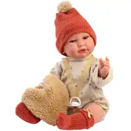 Llorens: Luis, păpușă plângătoare de 45 cm cu pernă în formă de inimă