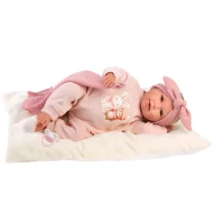Llorens: Mimi, păpușă care plânge de 42 cm, cu pernă și pătură imaginea 3