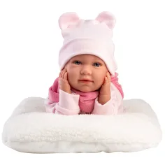 Llorens: Mimi, păpușă de 42 cm care plânge, cu port-bebe alb imaginea 3