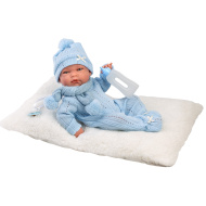 Llorens: Nico, păpușă nou-născută de 40 cm cu biberon și pernă