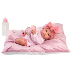 Llorens: Olivia, păpușă care plânge de 38 cm, cu pernă imaginea 2