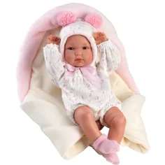 Llorens: Păpușă Bimba de 35 cm cu sac de dormit imaginea 3