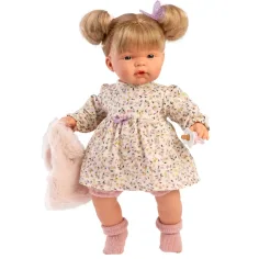 Llorens: Păpușă Joelle de 38 cm cu sunet, în vestă de blană. imaginea 2