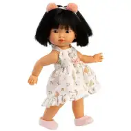 Llorens: Păpușă Lu de 28 cm cu bentiță cu ciucuri și fustă