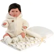 Llorens: Păpușă Mimi Llorana de 42 cm cu sunet și sac de dormit.