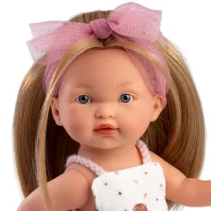 Llorens: Păpușă Valeria de 28 cm cu fustă cu model imaginea 4