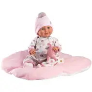 Llorens: Păpușă plângătoare Heidi de 42 cm cu suzetă și pernă moale