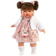 Llorens: Vera, păpușă de 33 cm în costum de iepuraș, cu suzetă