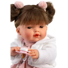 Llorens: Vera, păpușă de 33 cm în costum de iepuraș, cu suzetă imaginea 3