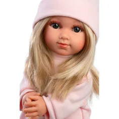 Llorens: păpușa Elena de 35 cm cu căciuliță roz imaginea 3