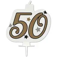 Lumânare aniversară - numărul 50