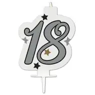Lumânare de aniversare - numărul 18