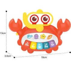Lumea Muzicii: Crab vesel la pian imaginea 4