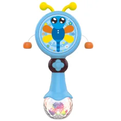 Lumea Muzicii: Tobă cu bile și ciocănel 17cm imaginea 2