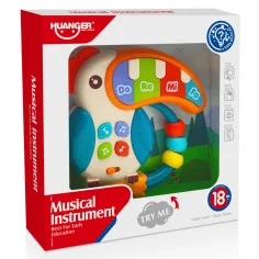 Lumea Muzicii: Tucan muzical cu pian 14cm imaginea 4