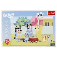 Lumea fericită a lui Bluey puzzle de 100 de piese - Trefl