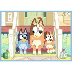 Lumea lui Bluey 4 în 1 puzzle de 12-15-20-24 piese - Trefl imaginea 3