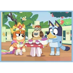 Lumea lui Bluey 4 în 1 puzzle de 12-15-20-24 piese - Trefl imaginea 4