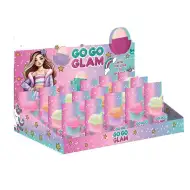 Luna: Balsam de buze Go-Go Glam în recipient de tip cutie de prăjituri, mai multe sortimente, 1 bucată