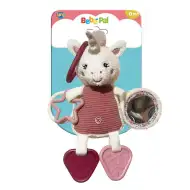 Luna: Bebeluș Pal - Unicorni de pluș pentru bebeluși cu jucărie de dentiție