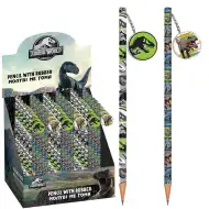 Luna: Creion cu gumă Jurassic World, două variante, 1 buc.