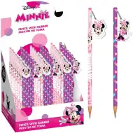 Luna: Creion cu radieră Disney Minnie Mouse, disponibil în două variante, 1 bucată