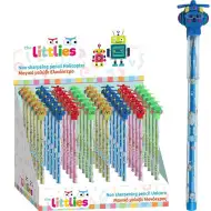 Luna: Creion mecanic The Littlies cu elicopter, diferite modele – 1 bucată