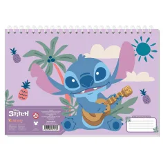 Luna: Disney Lilo & Stitch caiet de schițe A4, 30 de file