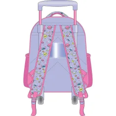 Luna: Disney Stitch Aloha rucsac de grădiniță cu roți, cu 2 compartimente, 27x10x31 cm imaginea 2