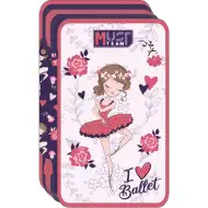 Luna: Etui cu trei compartimente, complet echipat, I Love Ballet