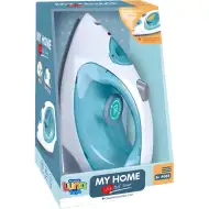 Luna: Fier de călcat albastru My Home cu lumină, sunet și funcție de pulverizare cu apă