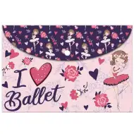 Luna: Mapă A4 cu capse Happy Balett