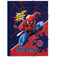 Luna: Mapă cu elastic cu imprimeu Spider-Man 25x35 cm