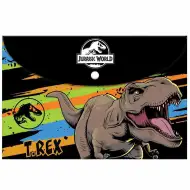 Luna: Mapă de plastic cu capse Jurassic World pentru documente, format A4