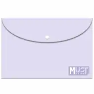 Luna: Mapă de plastic pentru documente de culoare lila pastel, format A4