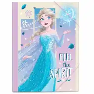 Luna: Mapă elastică Frozen pentru foi A4 25x35cm