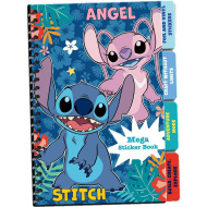 Luna: Mega caiet cu autocolante Disney Stitch