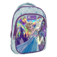 Luna: Must Team Frozen Elsa ghiozdan școlar rotunjit cu 3 compartimente, rucsac 32x18x43cm