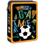 Luna: Must Team Game penar cu două compartimente, cu minge de fotbal, pe două nivele