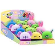 Luna: Must Team penar pliabil din silicon, cu modele cu figurine de animale, în mai multe variante, 1 bucată