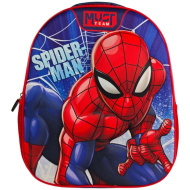 Luna: Must Team rucsac rotunjit pentru grădiniță cu imprimeu Spider-Man 3D 26x10x32 cm