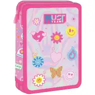 Luna: Penar dublu etajat echipat, cu model zâmbet Must Team Good Vibes